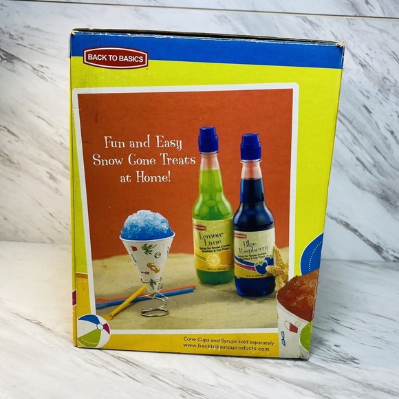 Back to Basics Hawaii Ice Snow Shredder Electric Shaver Blender Machine White - Picture 11 of 11